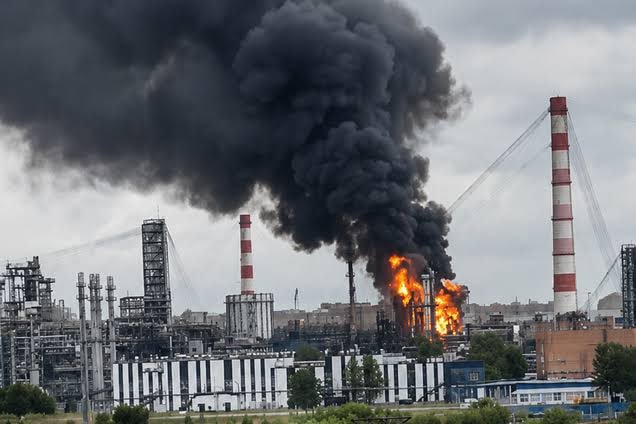 Reuters - Московський НПЗ повністю припинив переробку нафти після української атаки