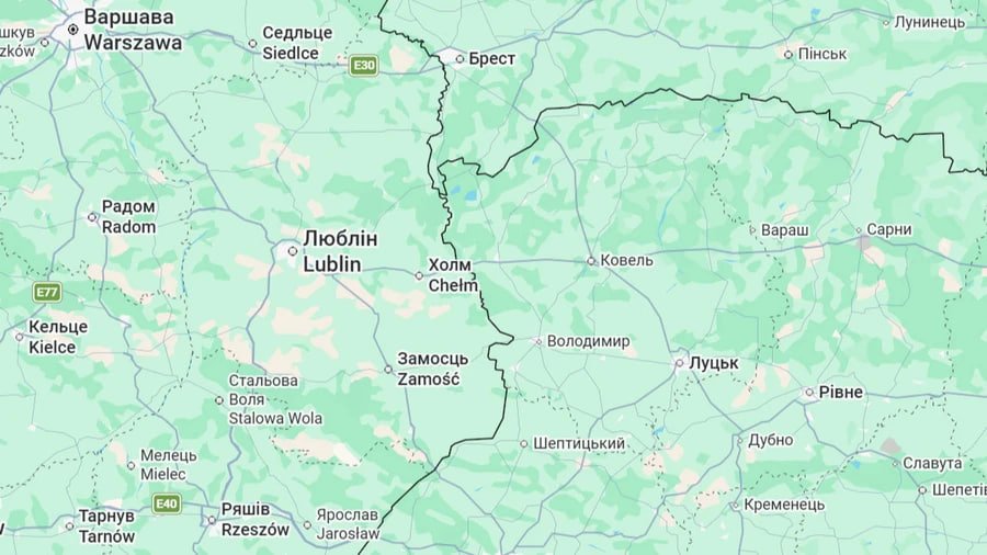 Об’єкт, який міг залетіти до Польщі , шукають біля Любліна