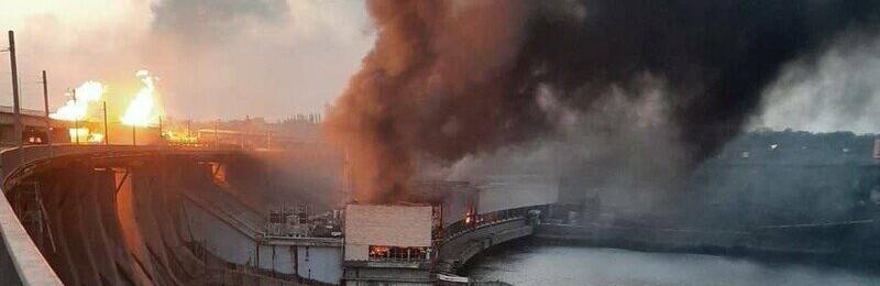 Через російську атаку на ДніпроГЕС утрачено приблизно 20% потужностей "Укргідроенерго"