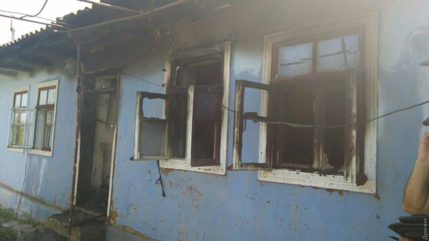 В Токмакском районе произошел пожар в жилом доме: обошлось без жертв