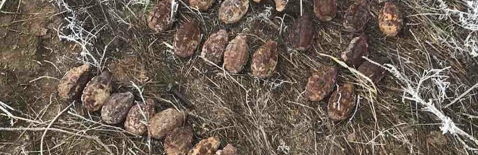 Відлуння війни: у Токмаку виявили 40 гранат