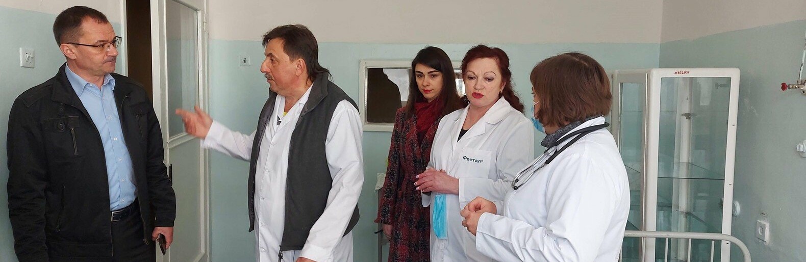 Міський голова Токмака з перевіркою побував в інфекційному віддленні місцевої лікрані