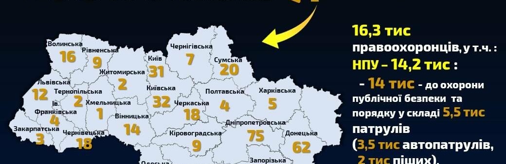 Поліція і Нацгвардія забезпечують контроль карантинних заходів